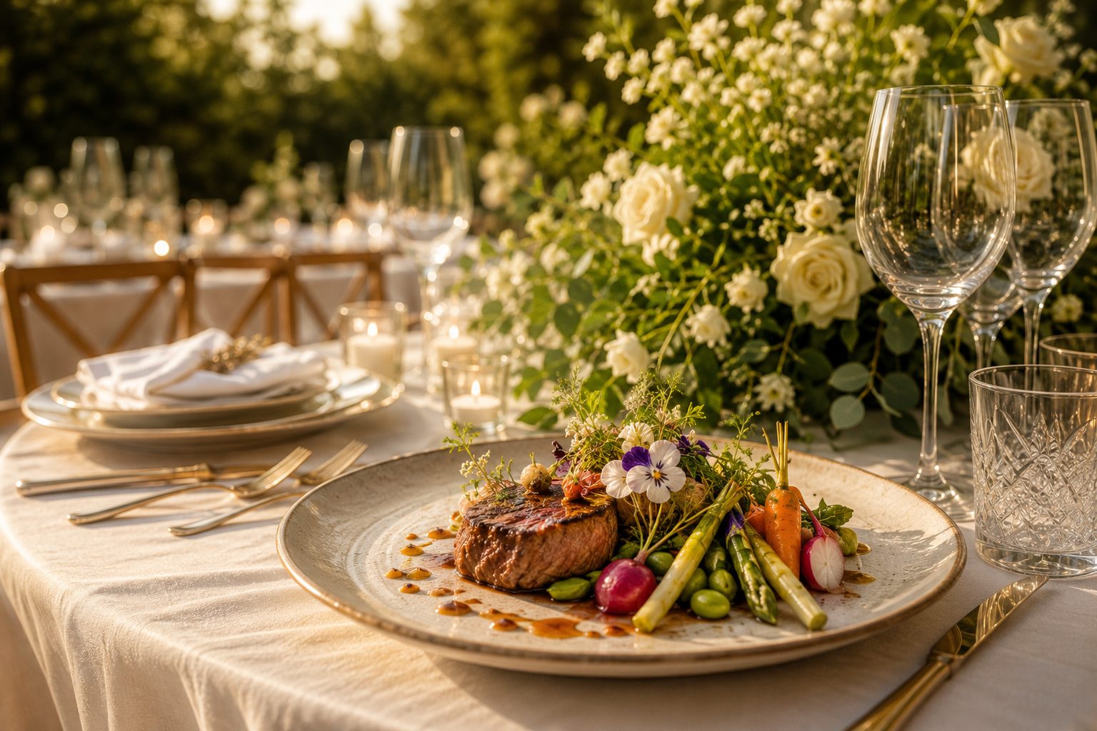 Menu Mariage d'été